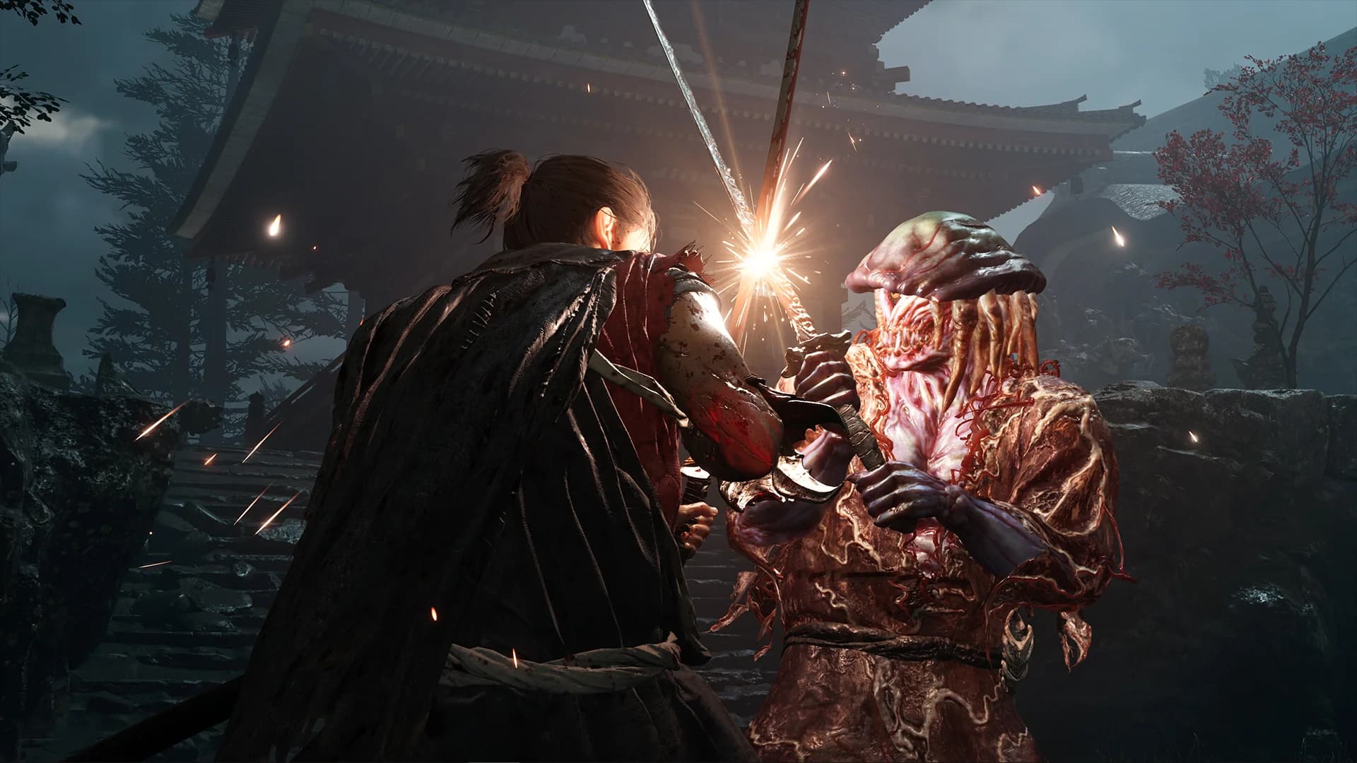 Official Onimusha sword combat image